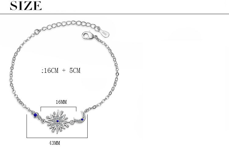 De Gros Style Simple Style Classique Star Le Cuivre Incruster Strass Bracelets display picture 1