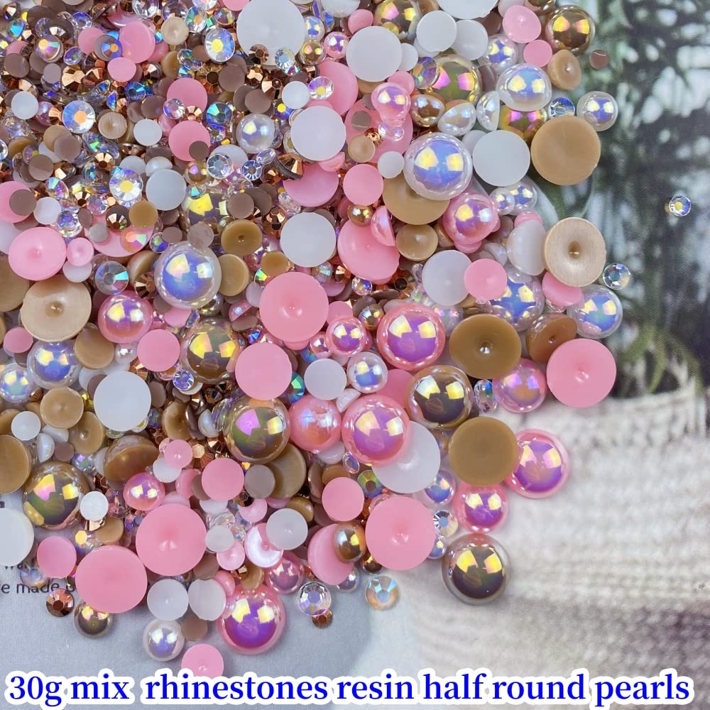 1 Set Resin Rhinestone Round Beads display picture 6