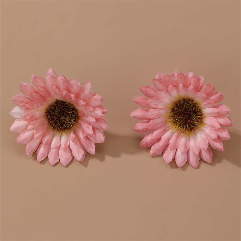 1 Pair Cute Sweet Flower Cloth Ear Studs display picture 36