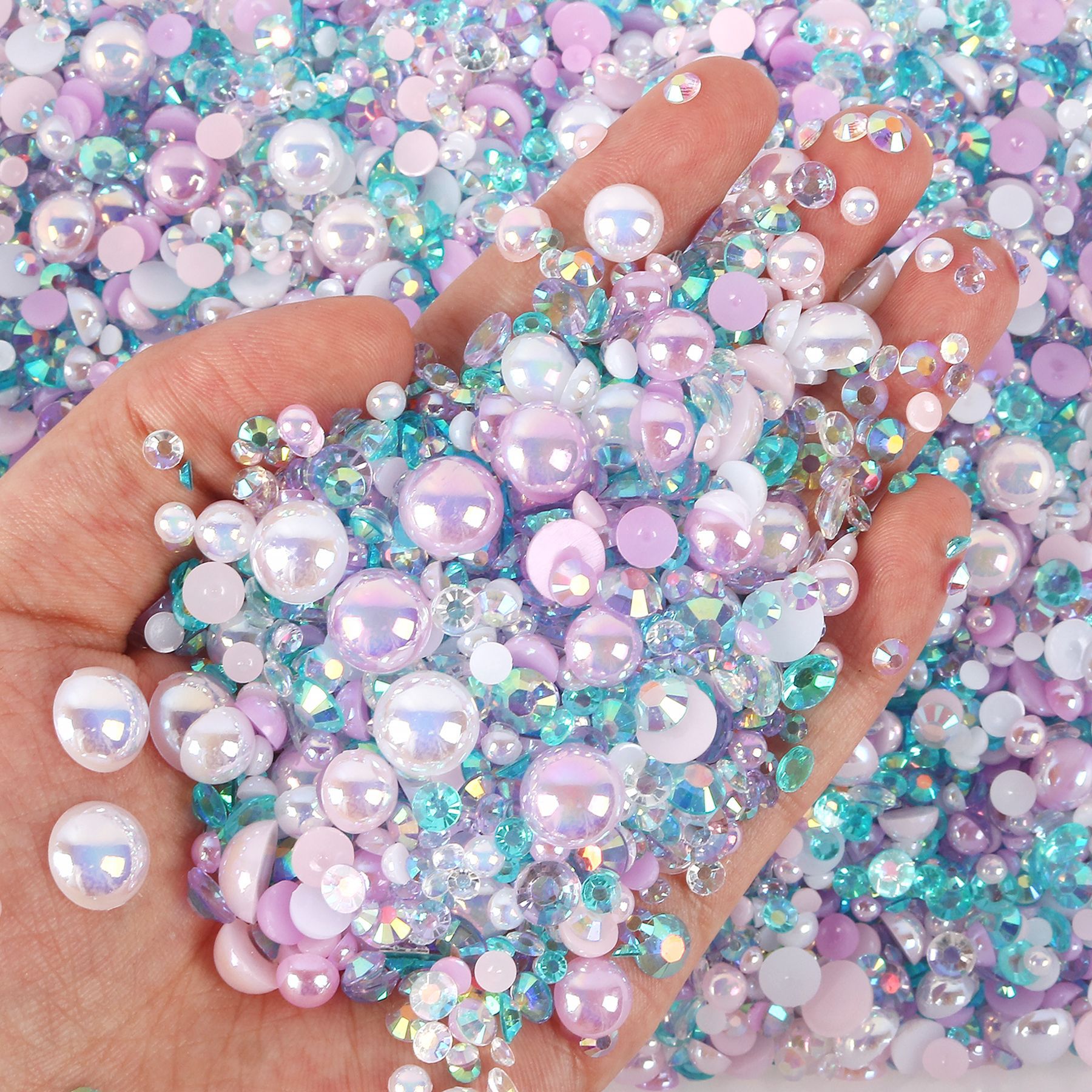 Resin Rhinestone Solid Color display picture 4