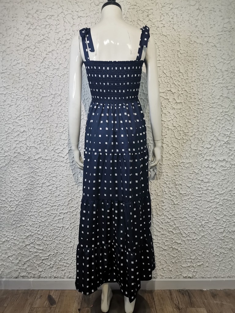 Women's A-line Skirt Fashion Collarless Printing Sleeveless Printing Maxi Long Dress Street display picture 44