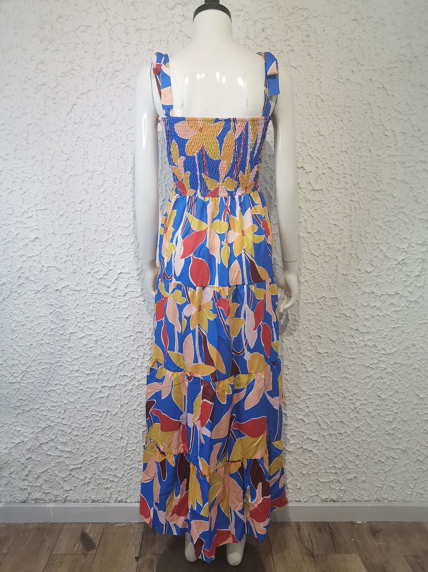 Women's A-line Skirt Fashion Collarless Printing Sleeveless Printing Maxi Long Dress Street display picture 48