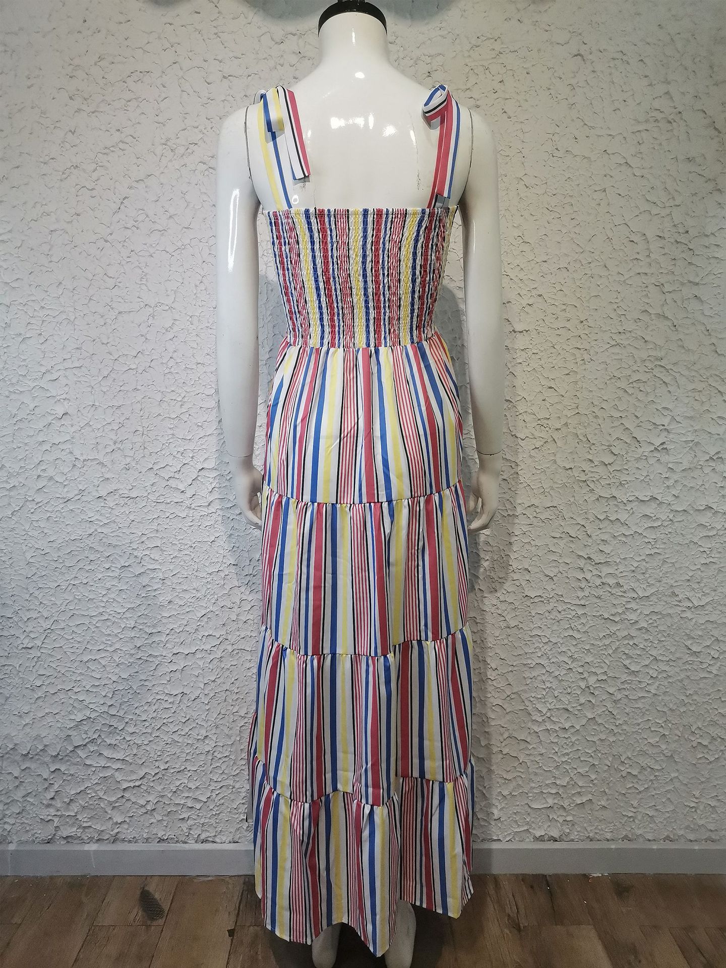 Women's A-line Skirt Fashion Collarless Printing Sleeveless Printing Maxi Long Dress Street display picture 53