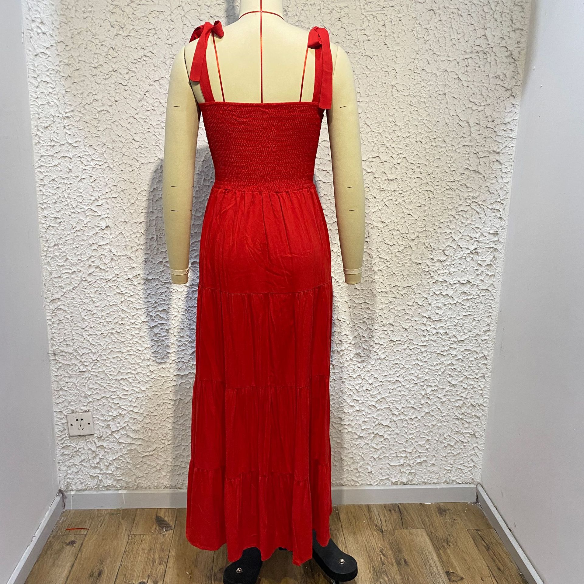 Women's A-line Skirt Fashion Collarless Printing Sleeveless Printing Maxi Long Dress Street display picture 52