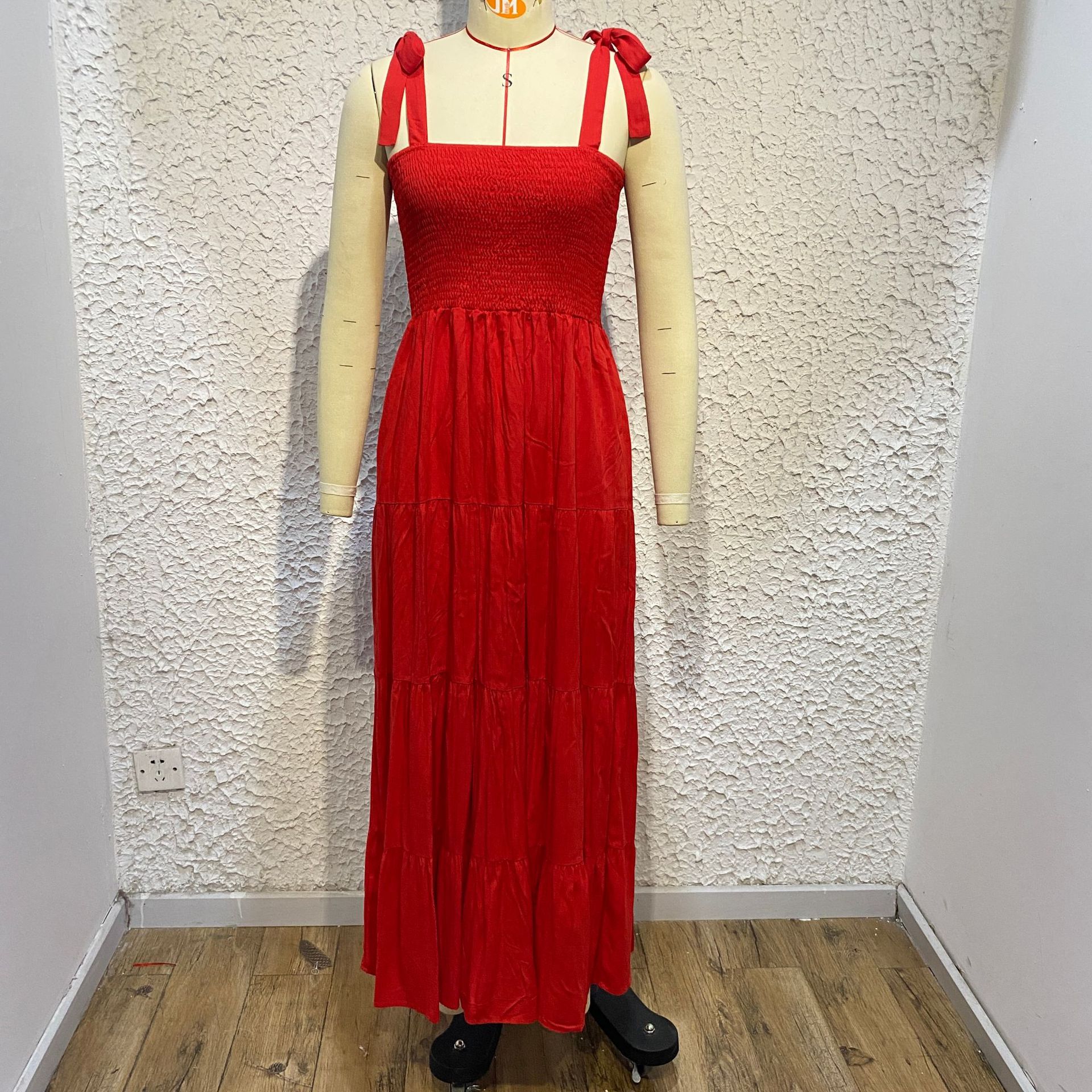 Women's A-line Skirt Fashion Collarless Printing Sleeveless Printing Maxi Long Dress Street display picture 54