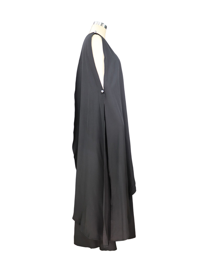 Women'S Regular Dress Fashion Collarless Slit Sleeveless Solid Color Maxi Long Dress Daily display picture 8