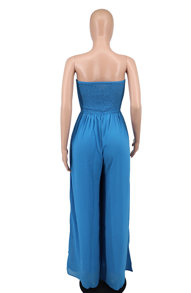 Women'S Holiday Casual Solid Color Full Length Pleated Casual Pants Jumpsuits display picture 15