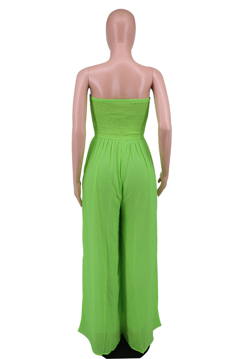 Women'S Holiday Casual Solid Color Full Length Pleated Casual Pants Jumpsuits display picture 25