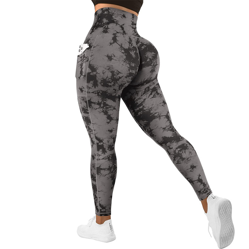 Women's Sports Tie Dye Polyester Active Bottoms Leggings display picture 2