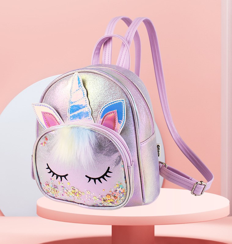 Unicorn School Daily Shopping Kids Backpack display picture 1