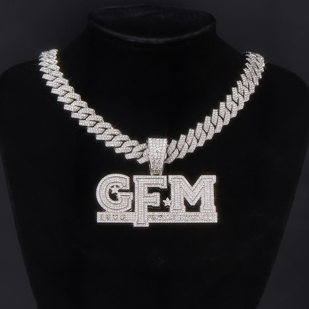 Hip Hop Exagerado Rock Letra Cara Emoji Aleación Enchapado Embutido Diamantes De Imitación Chapado En Oro Unisexo Collar Colgante display picture 16