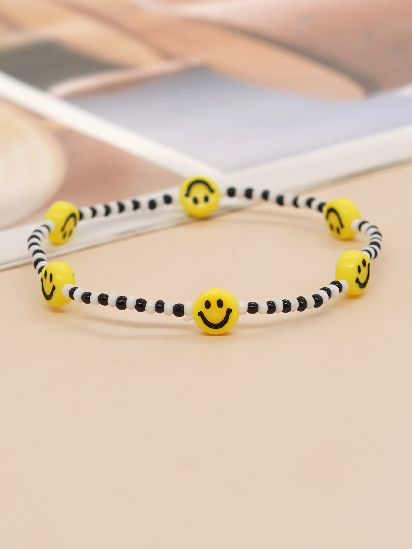Bohemian Eye Smiley Face Glass Wholesale Bracelets display picture 23
