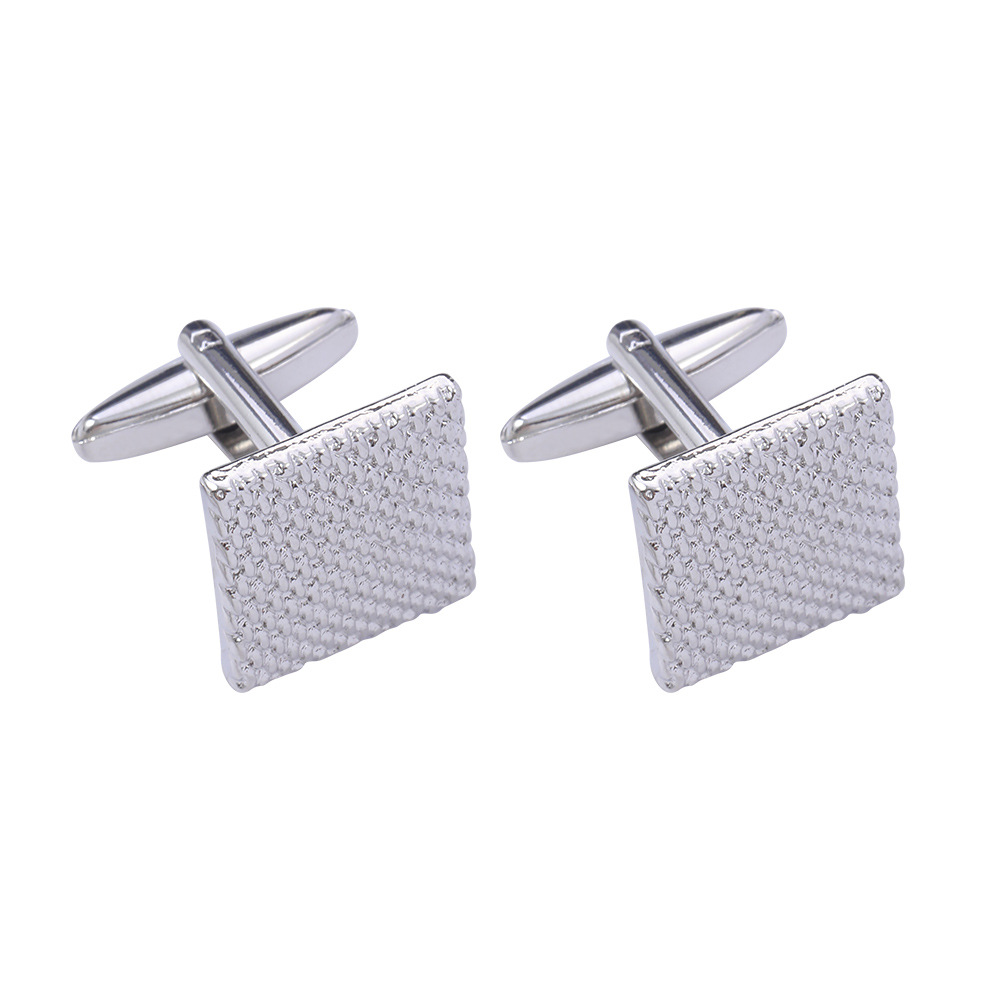High Quality Titanium Steel Painted Heart Anchor Shirt Cufflinks display picture 7