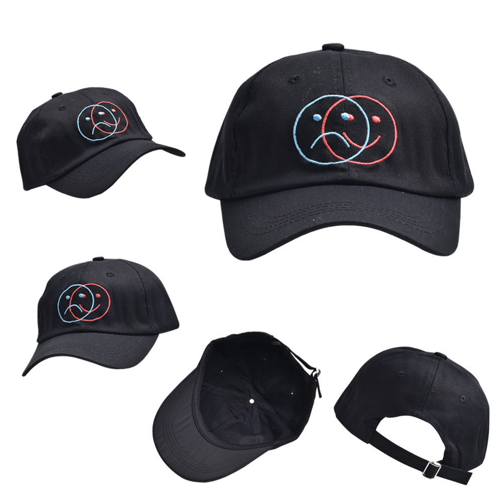 Unisex Cute Smiley Face Curved Eaves Baseball Cap display picture 9