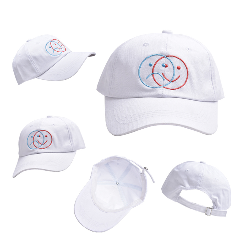 Unisex Cute Smiley Face Curved Eaves Baseball Cap display picture 10