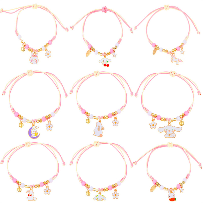 Cute Butterfly Arylic Synthetics Alloy Beaded Rhinestones Pearl Beads 18k Gold Plated Gold Plated Silver Plated Women's Bracelets display picture 9