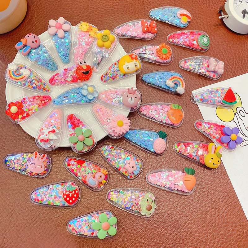 Cute Korean Style Animal Fruit Plastic Appliques Hair Clip display picture 2