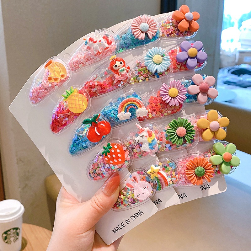 Cute Korean Style Animal Fruit Plastic Appliques Hair Clip display picture 1