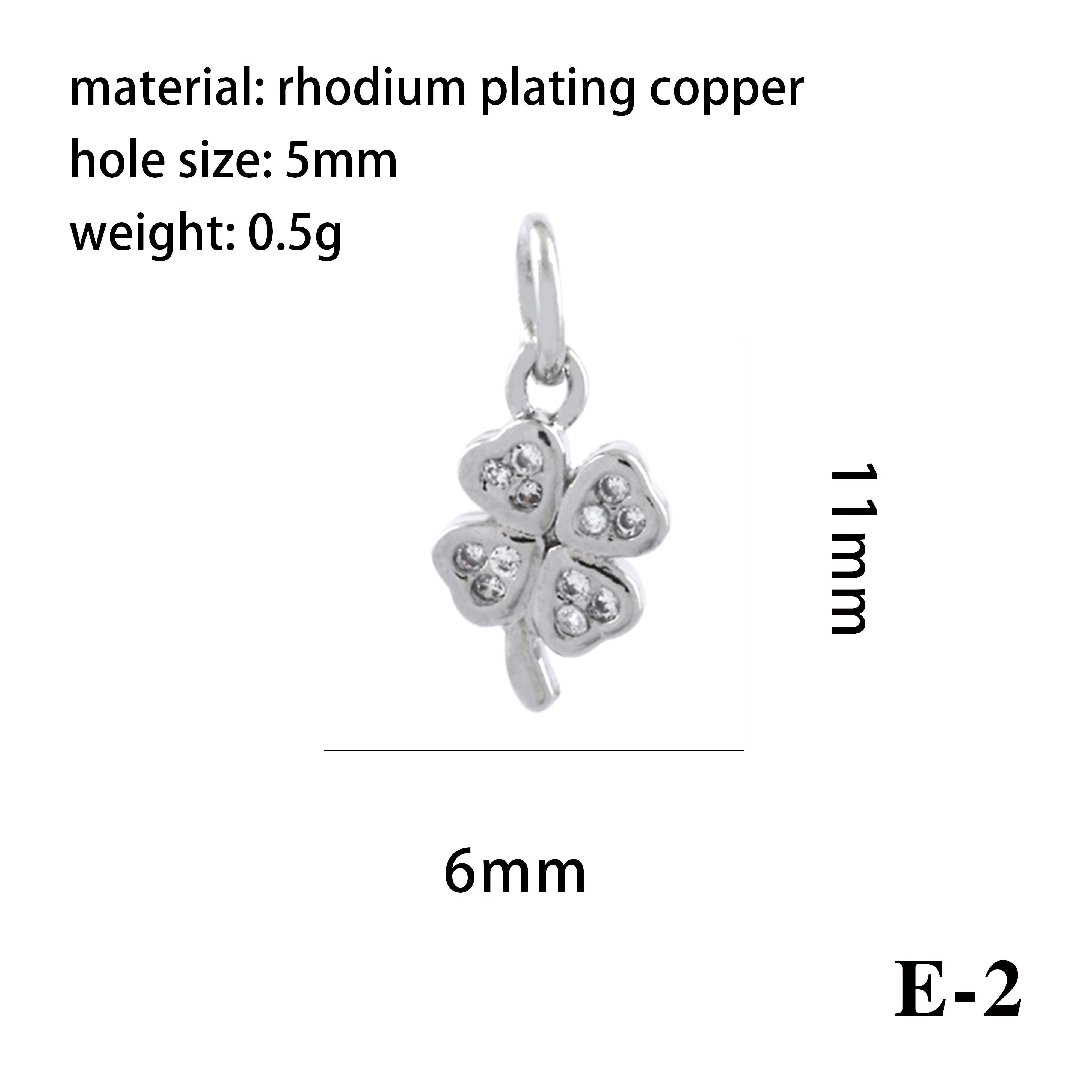 Simple Style Shiny Leaves Rose Flower Copper Plating Inlay Zircon 18k Gold Plated Charms display picture 6