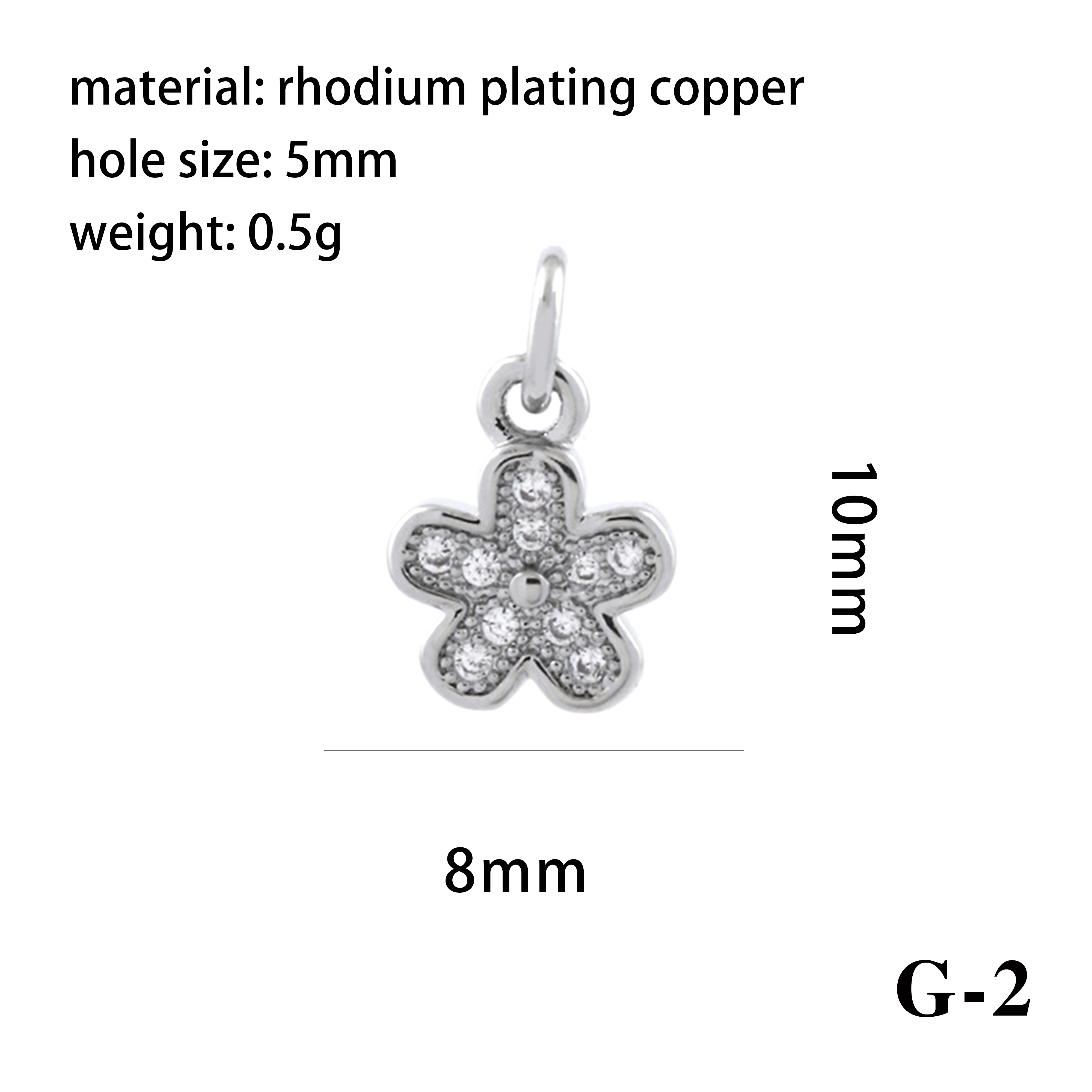Simple Style Shiny Leaves Rose Flower Copper Plating Inlay Zircon 18k Gold Plated Charms display picture 21