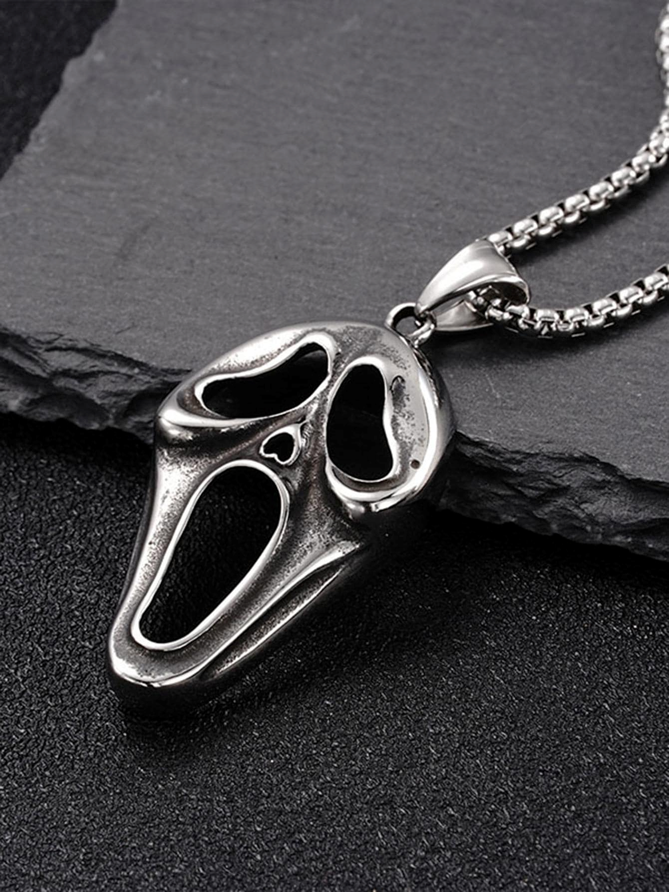 Funny Skull Alloy Women's Pendant Necklace display picture 4