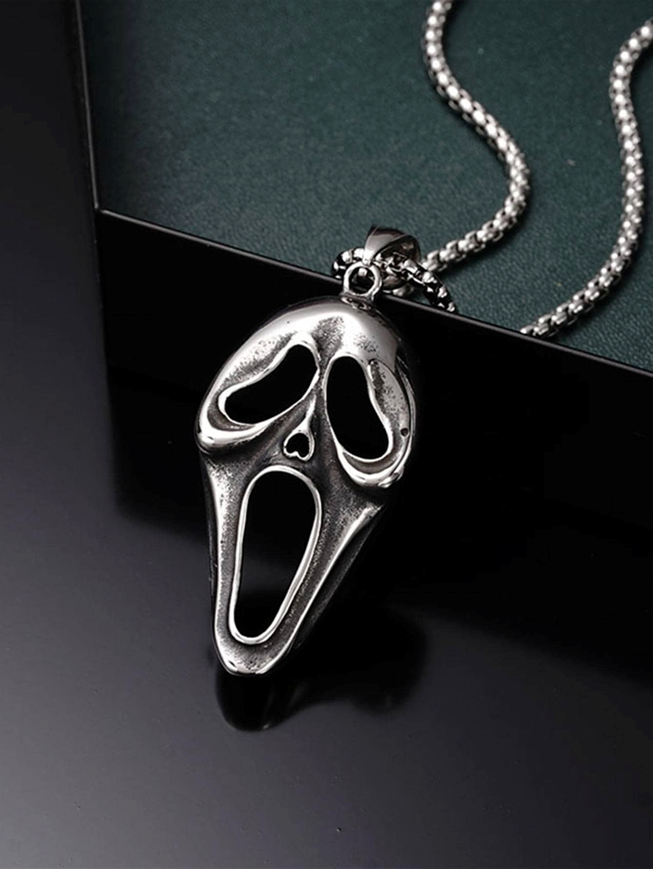 Funny Skull Alloy Women's Pendant Necklace display picture 2