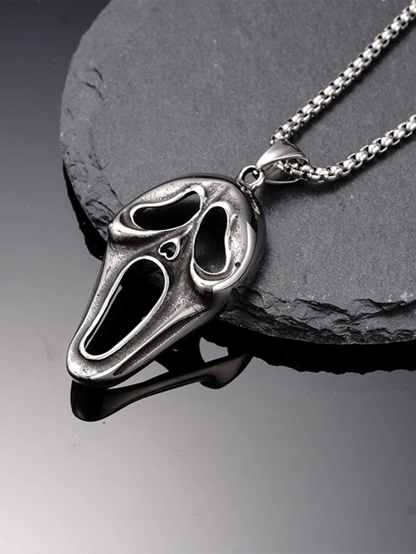 Funny Skull Alloy Women's Pendant Necklace display picture 1