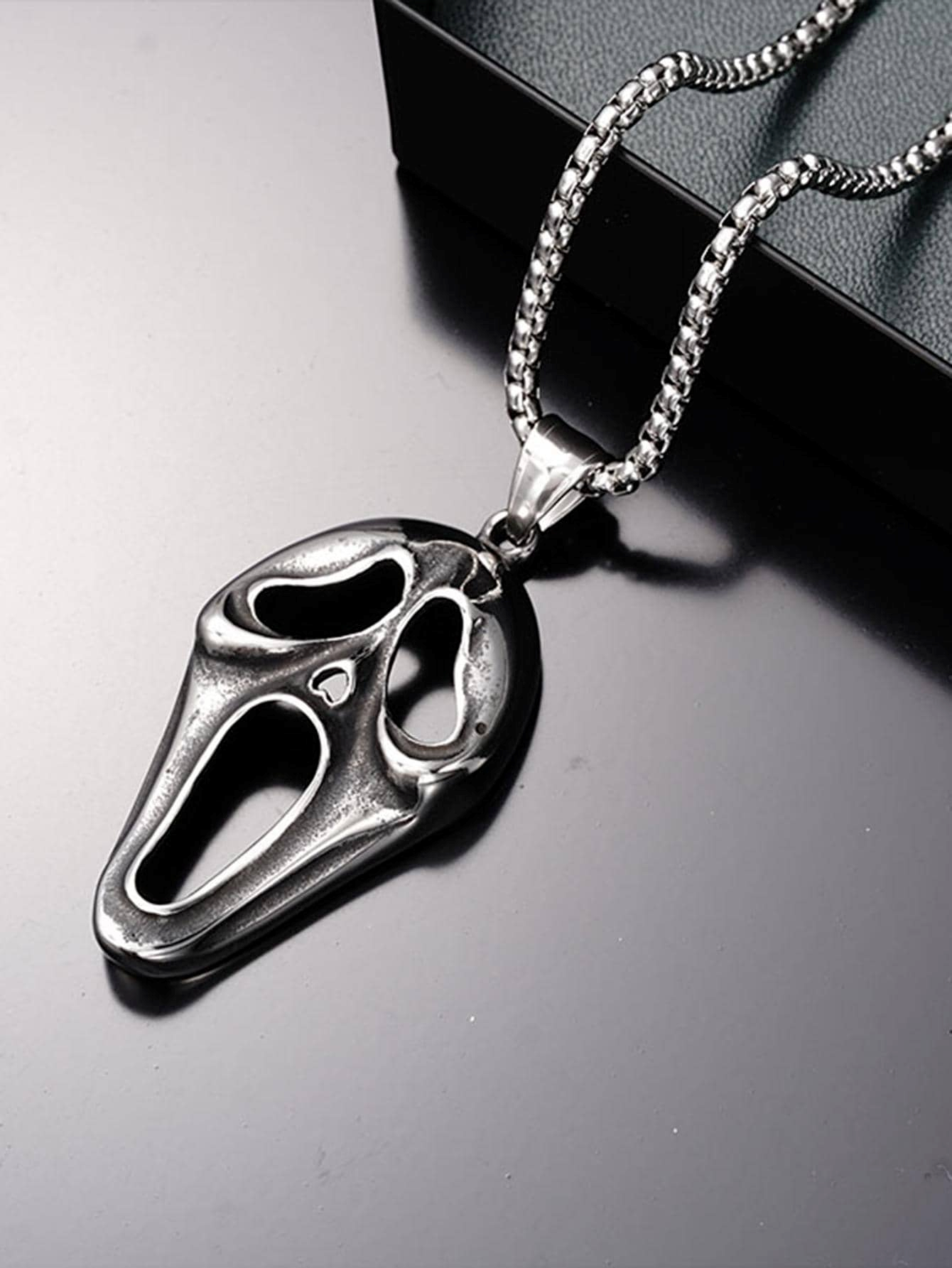 Funny Skull Alloy Women's Pendant Necklace display picture 3