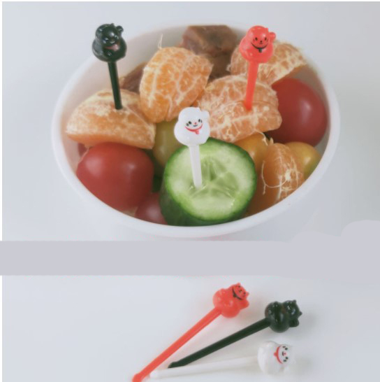Fashion Cartoon Plastic Fruit Fork 1 Set display picture 3