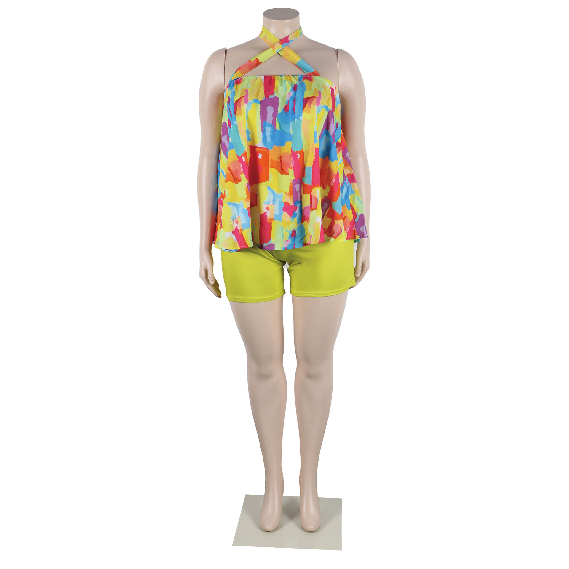 Casual Color Block Polyester Printing Vest display picture 9