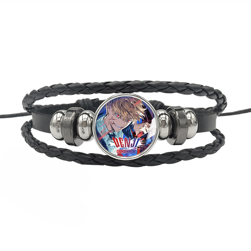 1 Piece Fashion Anime Pu Leather Drawstring Glass Unisex Bracelets display picture 13