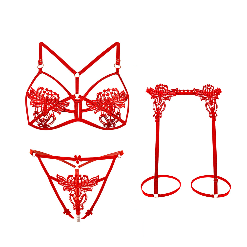 Women's Sexy Solid Color Sexy Lingerie Sets Home Honeymoon Sexy Lingerie display picture 6