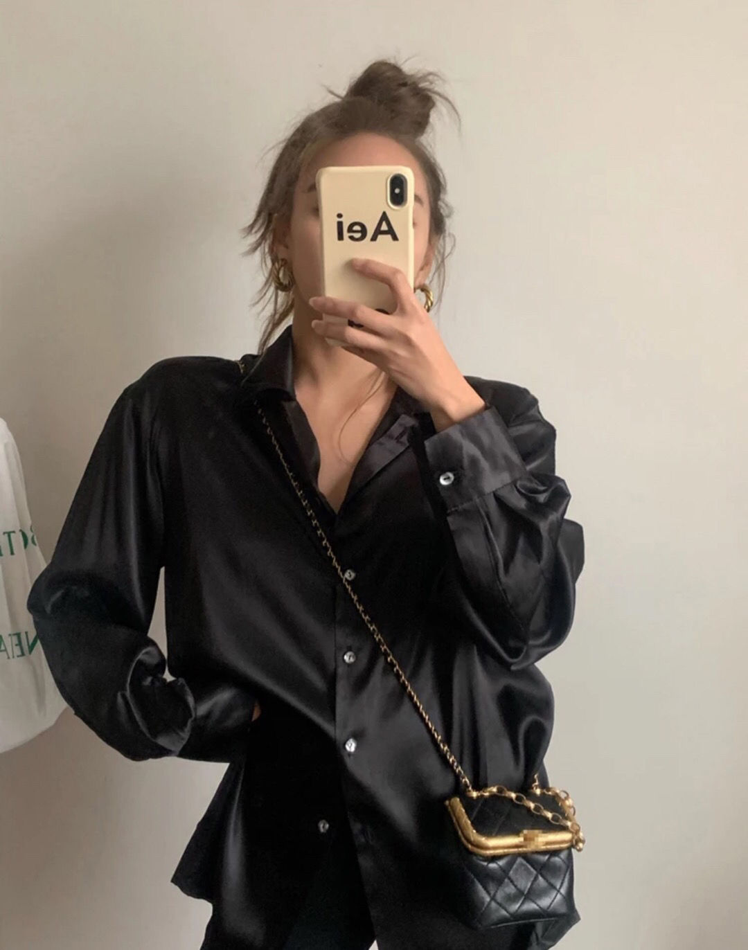 Women's Blouse Long Sleeve Blouses Button Vintage Style Simple Style Classic Style Simple Solid Color display picture 6