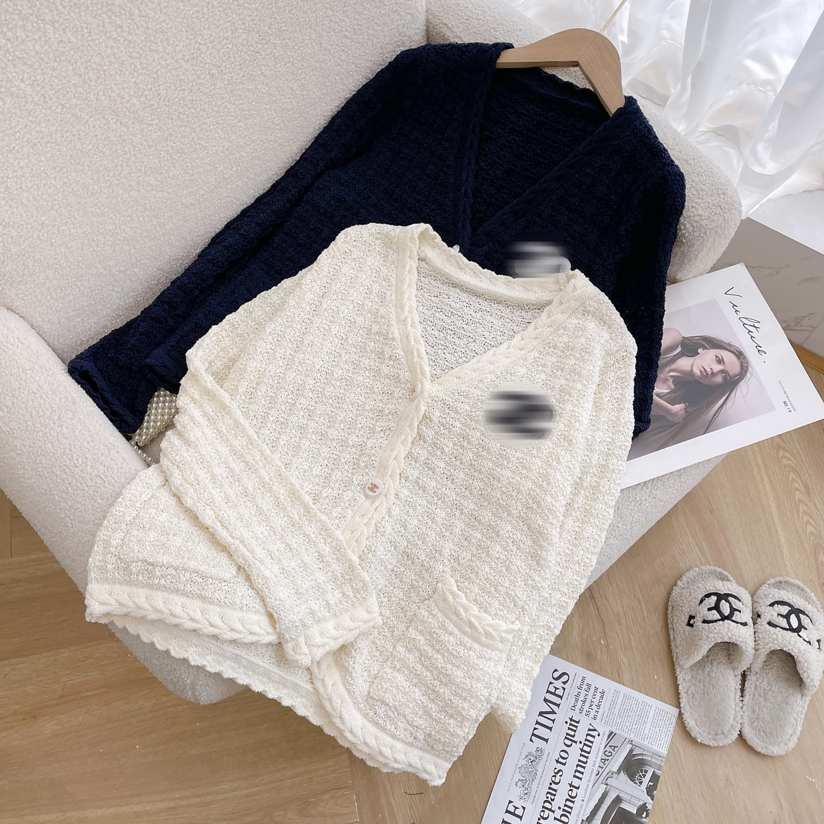 Women's Knitwear Long Sleeve Sweaters & Cardigans Casual Solid Color display picture 11
