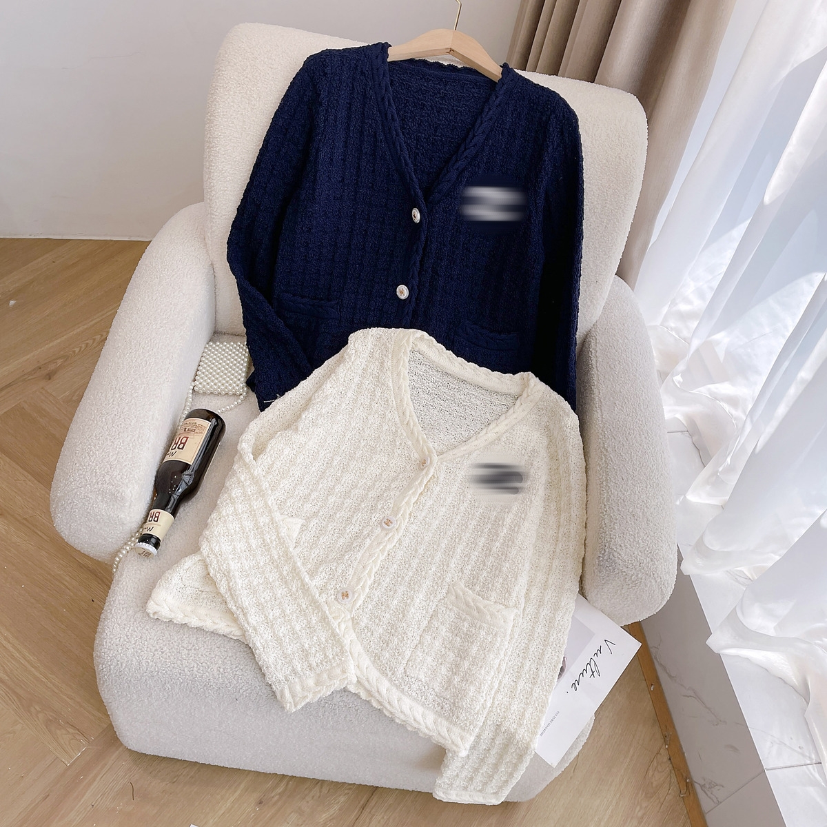 Women's Knitwear Long Sleeve Sweaters & Cardigans Casual Solid Color display picture 10