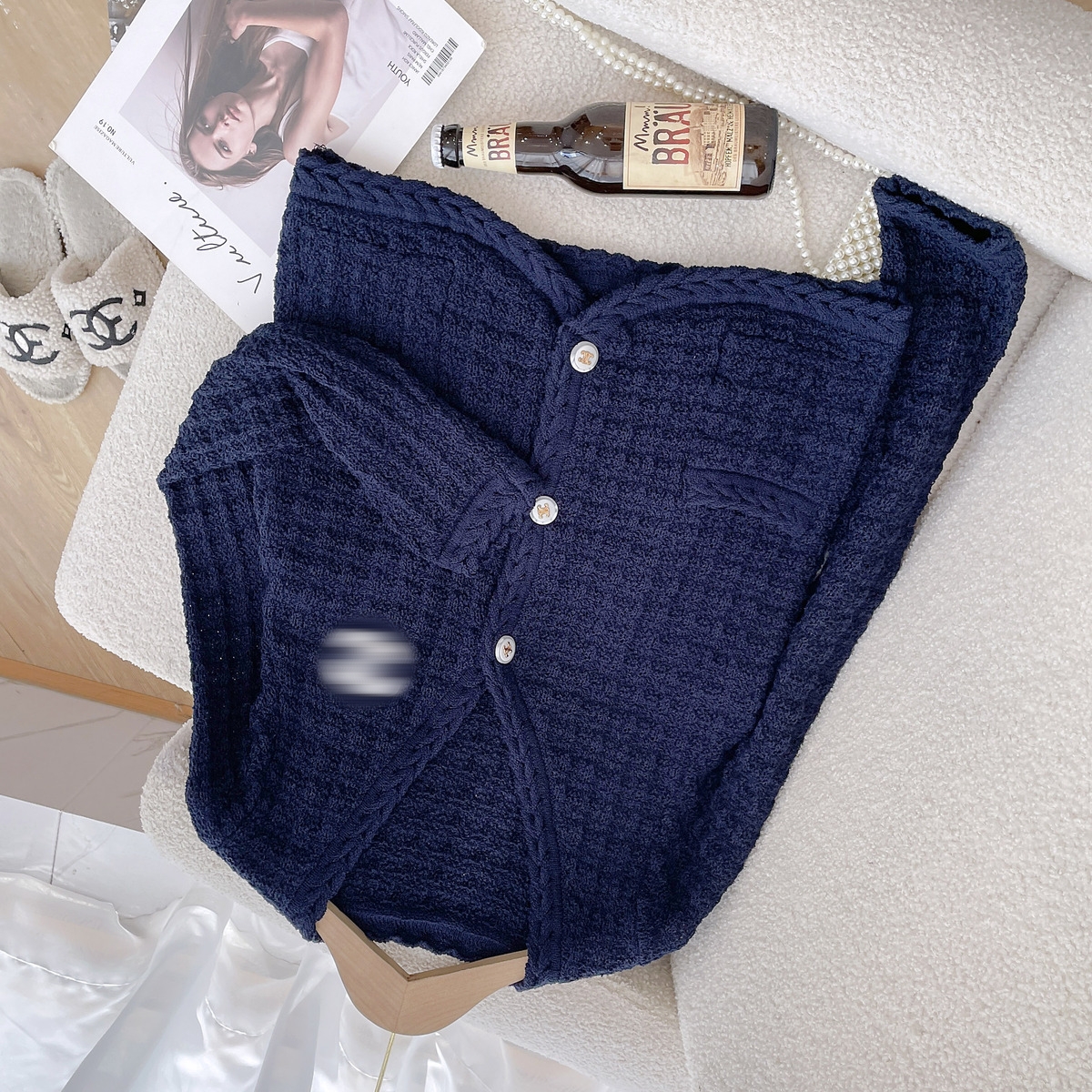 Women's Knitwear Long Sleeve Sweaters & Cardigans Casual Solid Color display picture 7