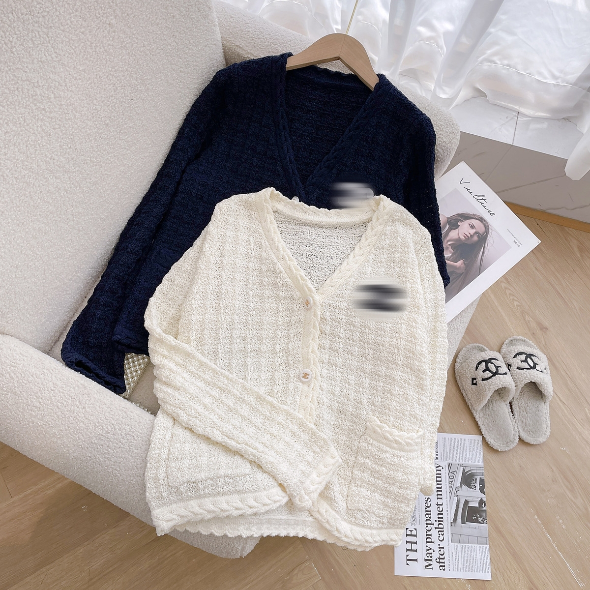 Women's Knitwear Long Sleeve Sweaters & Cardigans Casual Solid Color display picture 15