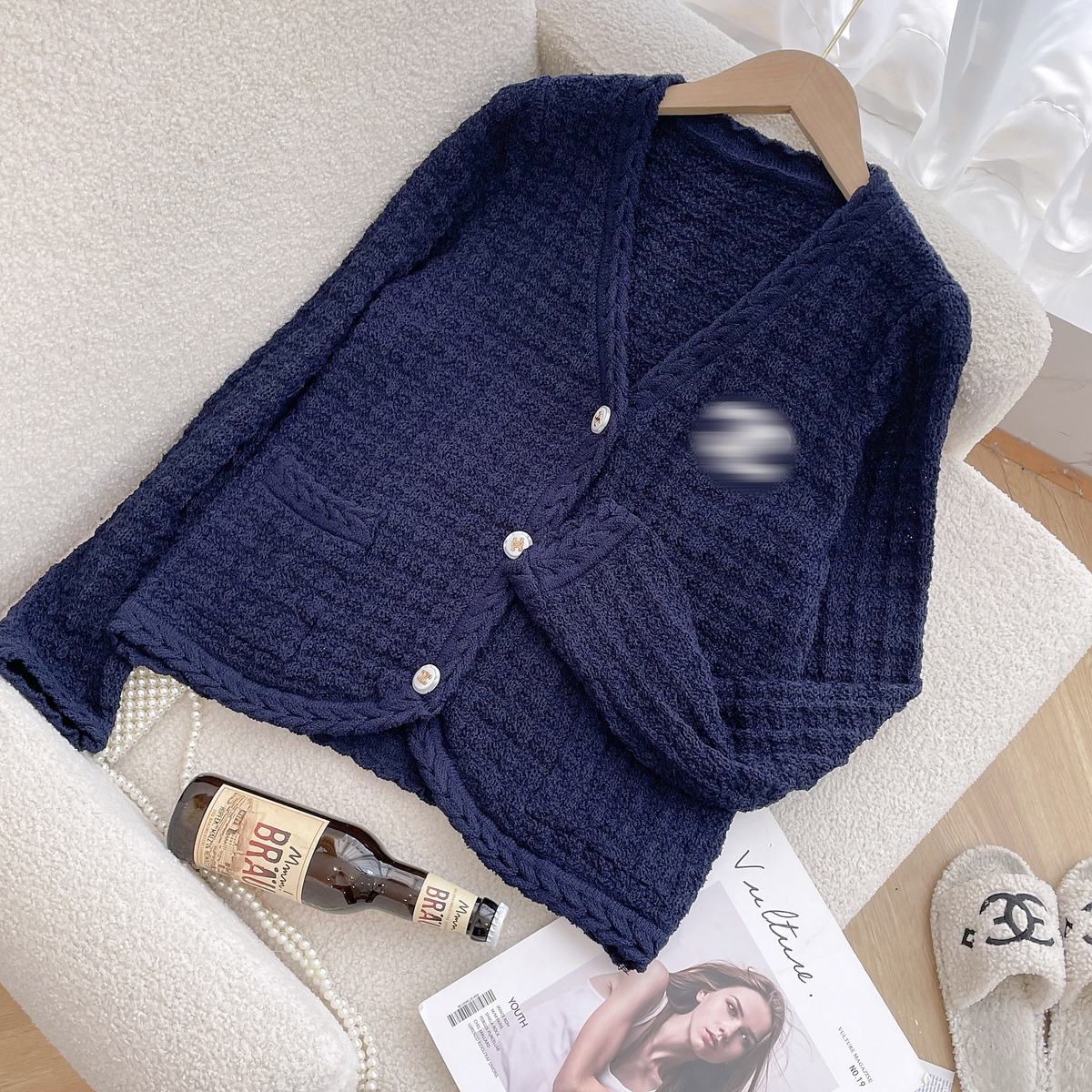 Women's Knitwear Long Sleeve Sweaters & Cardigans Casual Solid Color display picture 6