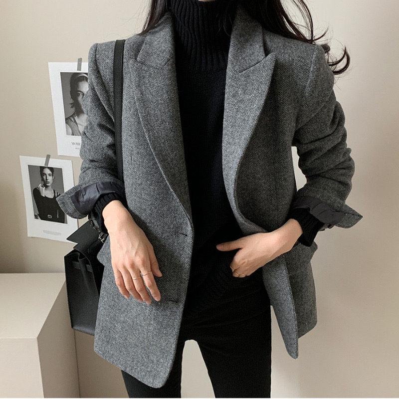 Women's Blazer Long Sleeve Blazers Formal Solid Color display picture 2