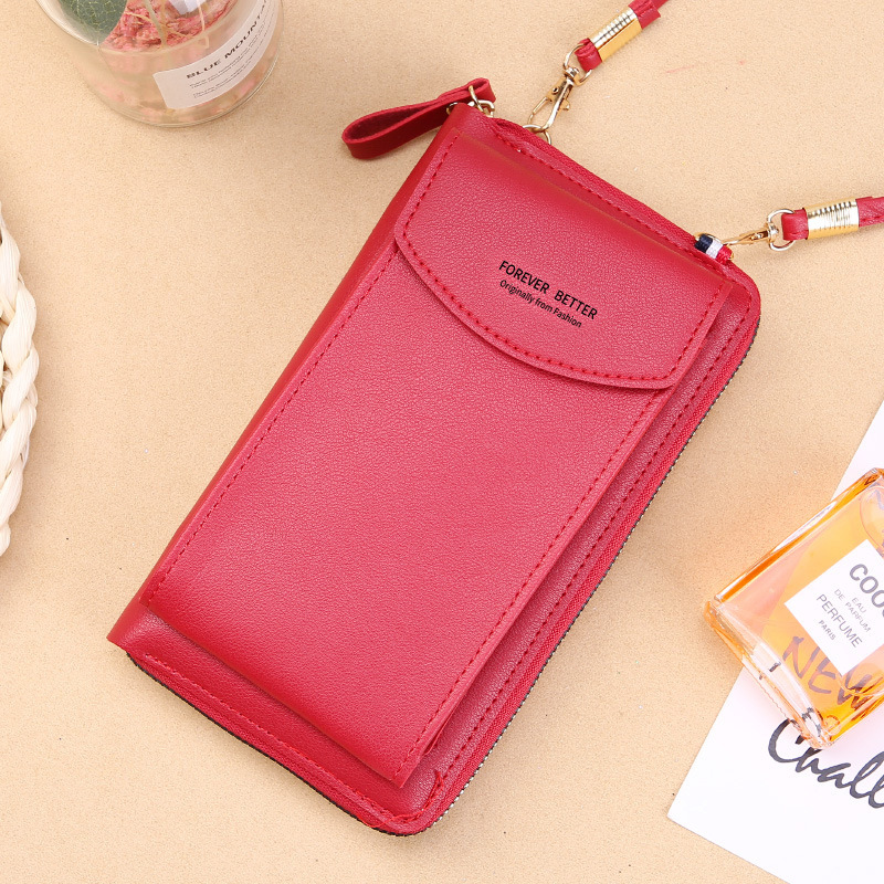 Women's Solid Color Pu Leather Zipper Wallets display picture 6