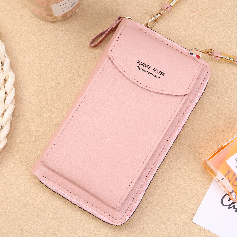 Women's Solid Color Pu Leather Zipper Wallets display picture 10