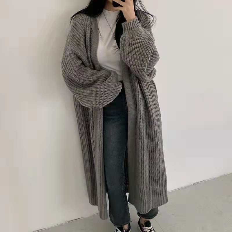 Women's Cardigan Long Sleeve Sweaters & Cardigans Casual Simple Style Solid Color display picture 4