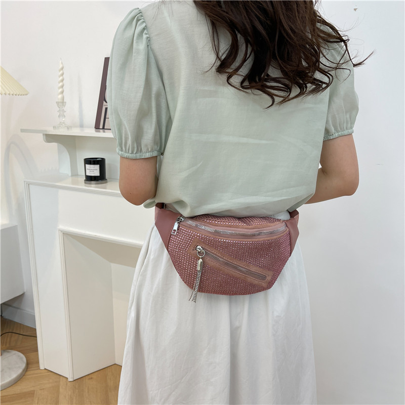 Women's Classic Style Solid Color Pu Leather Waist Bags display picture 8