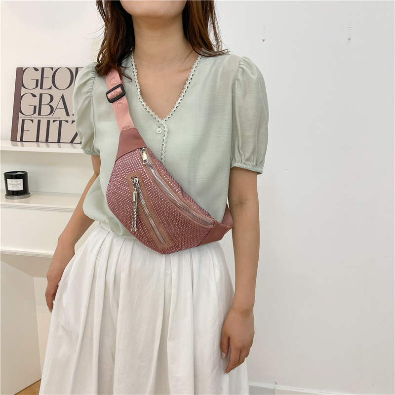 Women's Classic Style Solid Color Pu Leather Waist Bags display picture 1