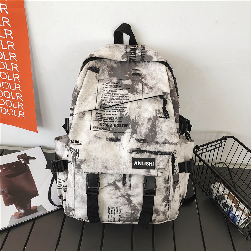 One Size Color Block School Daily School Backpack display picture 7