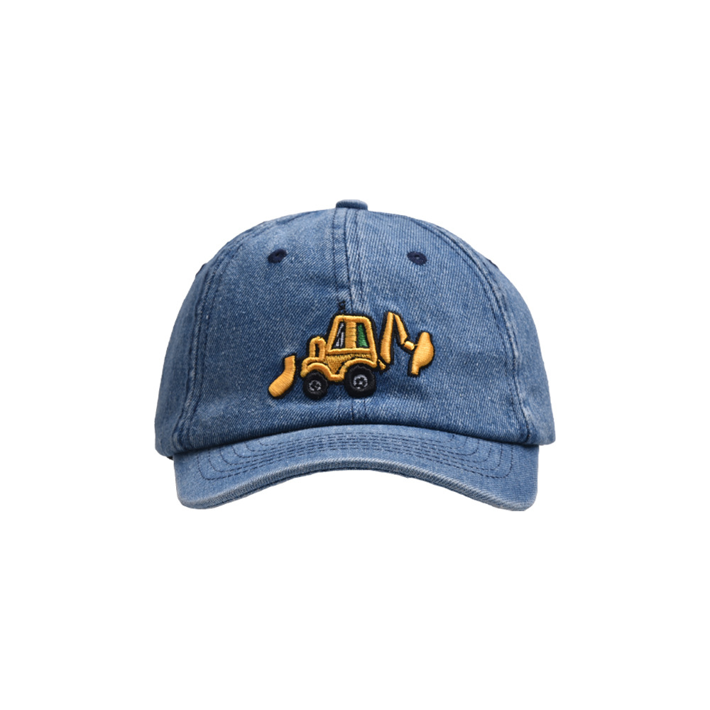 Children Unisex Classic Style Excavator Embroidery Baseball Cap display picture 7