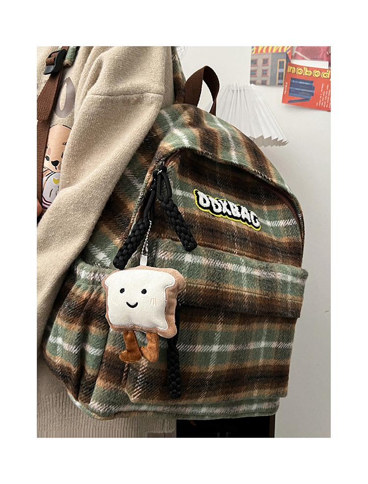 Plaid Casual Daily Women's Backpack display picture 2
