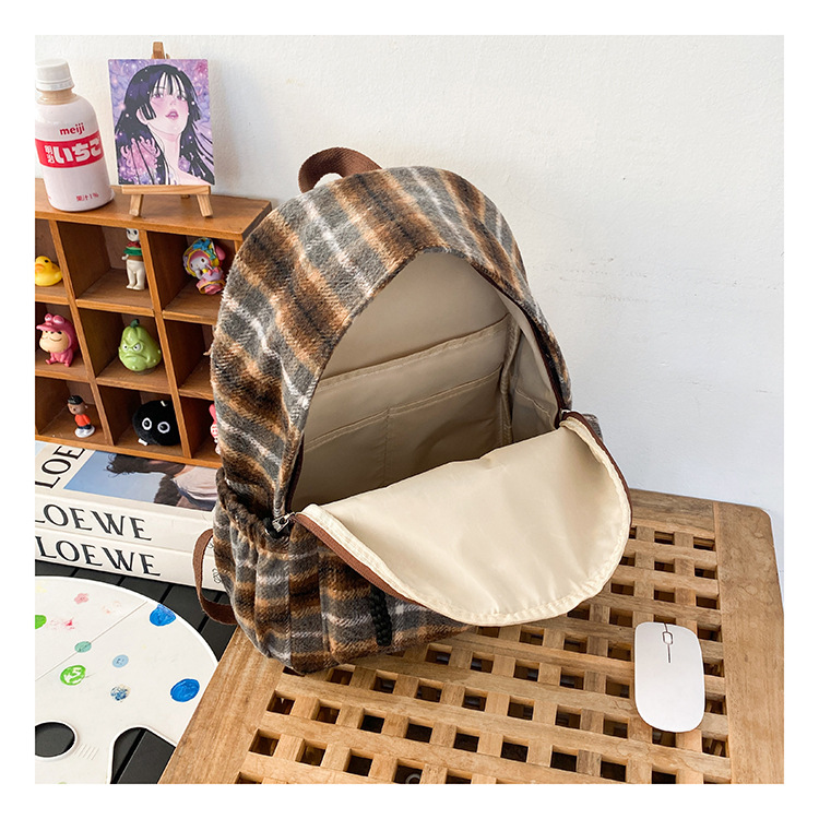 Plaid Casual Daily Women's Backpack display picture 1