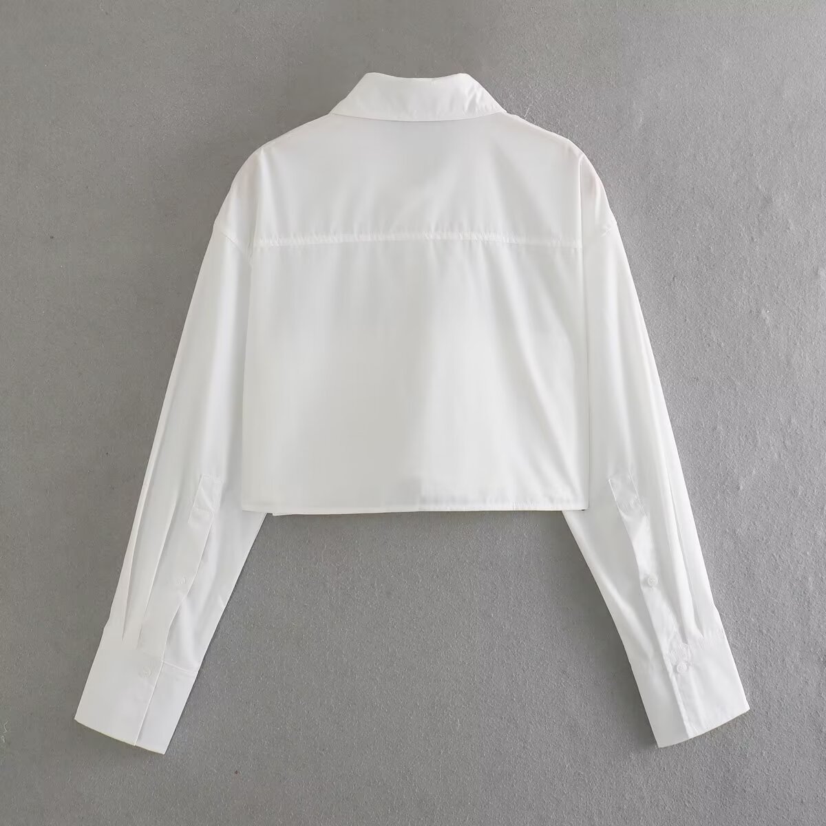 Women's Blouse Long Sleeve Blouses Pocket Simple Style Solid Color display picture 18