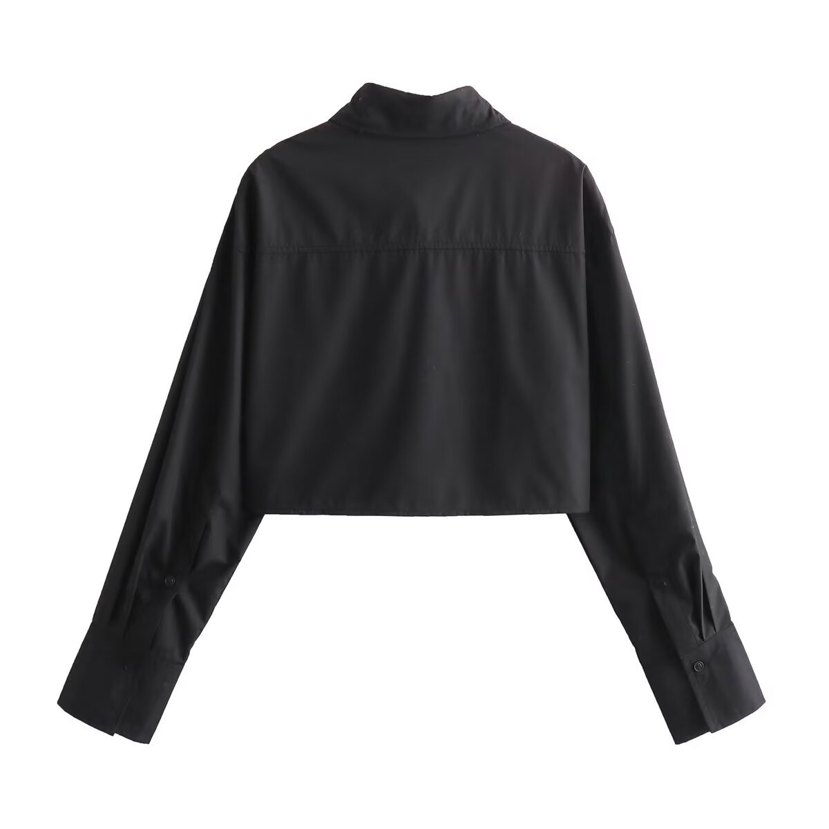 Women's Blouse Long Sleeve Blouses Pocket Simple Style Solid Color display picture 26